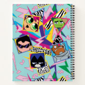 ティーン・タイタンズ・ゴー! | レトロ90年代グループコラージュ ノートブック (裏面)