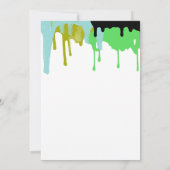 ティーン ツイン ヤング ボーイ カスタム 年齢 誕生日 パーティー 招待状 (裏面)