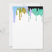 ティーン ツイン ヤング ボーイ カスタム 年齢 誕生日 パーティー 招待状 (裏面)