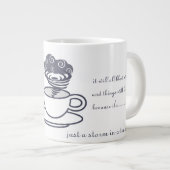 ティー感動的カップマグの嵐 ジャンボコーヒーマグカップ (正面右)