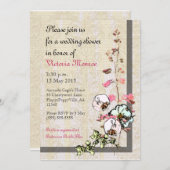 ティー日本の庭園の結婚式またはシャワー- 招待状 (正面/裏面)