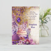 ティー王室のパーティの招待状 招待状 (スタンド正面)