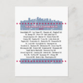 ティー表現パーティーシティツアー インビテーションポストカード (正面)