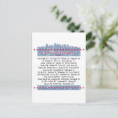 ティー表現パーティーシティツアー インビテーションポストカード (スタンド正面)