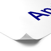 ティー誇りを持った自由主義の ポスター (角)