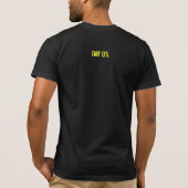 ティー黒くか黄色または緑EfiLを出して下さい Tシャツ (裏面)
