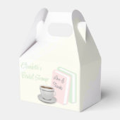 ティー＆ブックスのブライズシャワー フェイバーボックス (正面サイド)