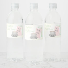 ティー＆ブックスのブライズシャワー ペットボトルラベル
