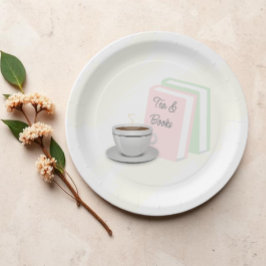 ティー＆ブックスのブライズシャワー ペーパープレート