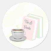 ティー＆ブックスのブライズシャワー ラウンドシール (正面)