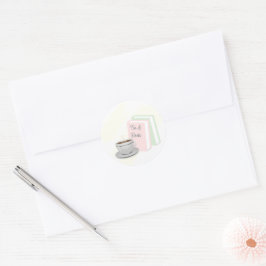 ティー＆ブックスのブライズシャワー ラウンドシール