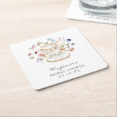 ティー ブライダルシャワー コースター (アングル)