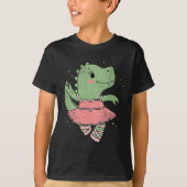 ティー・レックス ダイナソー 振付師 (Llerina) 専用 Llet ダンサー ヴィン Tシャツ (正面)