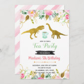 ティー レックス パーティー ガール 招待状 (正面/裏面)