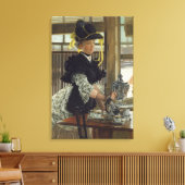 ティー | 1872 (木材油) キャンバスプリント (インサイチュ (リビング))