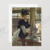 ティー | 1872 (木材油) ポストカード (正面/裏面)