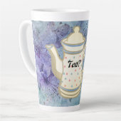 ティー?#FROMilyファンドムリューディナーデザイン17ozより カフェラテマグ (左アングル)