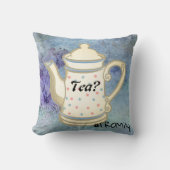 ティー?#FROMilyファンドムリューディナーデザイン クッション (正面)