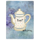 ティー?#FROMilyファンドムリューディナーデザイン クリップボード (裏面)