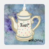 ティー?#FROMilyファンドムリューディナーデザイン メタルオーナメント (正面)