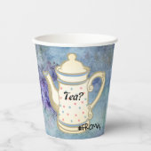 ティー?#FROMilyファンドムリューディナーデザイン 紙コップ (正面)