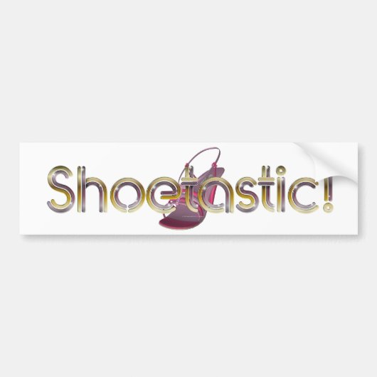 ティーShoetastic バンパーステッカー (正面)