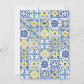 ティ地中海のイタリアンー&レモンブライダルシャワー 招待状 (裏面)