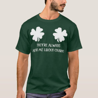テイアフォーアイラッキーチャームSt patricksD Tシャツ
