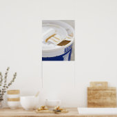 テイクアウトコーヒーのクローズアップ ポスター (キッチン)