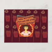 テイクアウトディバハウスワイアことわざ ポストカード (正面)