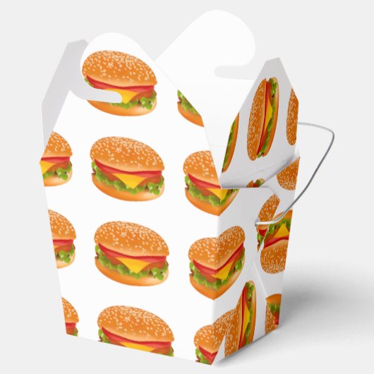 テイクアウトバーガー フェイバーボックス (オープン)