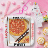 テイクアウトピザパーティー名 ペーパープレート (パーティー)