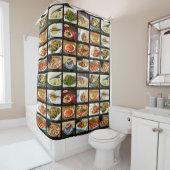 テイクアウト中国のレストランフォトメニューボード シャワーカーテン (インサイチュ)