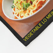 テイクアウト中国のレストランフォトメニューボード フリースブランケット (角)