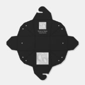 テイクアウト優先ボックスシンプルフィットテンプレートブラック フェイバーボックス (折り畳みなし)