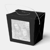 テイクアウト優先ボックスシンプルフィットテンプレートブラック フェイバーボックス (裏面サイド)