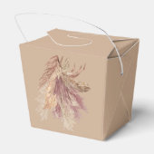 テイクアウトBox Boho Pampas Grass Mauveピンク フェイバーボックス (裏面サイド)