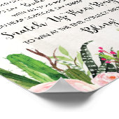 テイクアリングや輪ゲームフィエスタサボスブライダルシャワー ポスター (角)