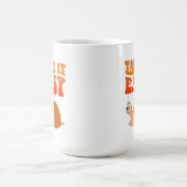 テイクイット簡単かわいい漫画カタツムリGroovy文字 コーヒーマグカップ (中央)