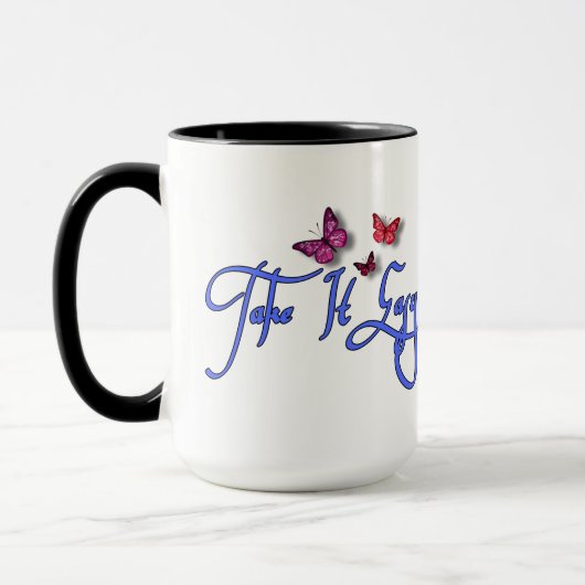 テイクイット簡単やる気を起こさせる- Coffee Mug マグカップ (左)