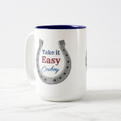 テイクイット簡単カウボーイ ツートーンマグカップ (正面左)