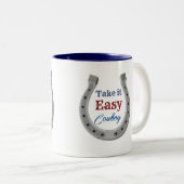 テイクイット簡単カウボーイ ツートーンマグカップ (正面右)