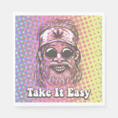 テイクイット簡単ヒッピー スタンダードランチョンナプキン (正面)