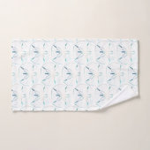 テイクイット簡単ビーチ水彩サンドドル  バスタオルセット (ハンドタオル)