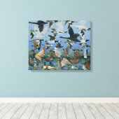 テイクオフ1996 キャンバスプリント (インサイチュ (ウッドフロア))