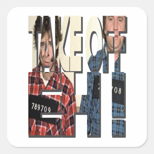 テイクオフ，えっ – カナダコメディレジェンズ スクエアシール (正面)