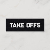 テイクオフ スキニー名刺 (正面)