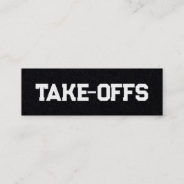 テイクオフ スキニー名刺
