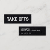 テイクオフ スキニー名刺 (正面/裏面)