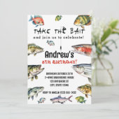 テイクザベイトウォーター色魚釣り誕生日 招待状 (スタンド正面)